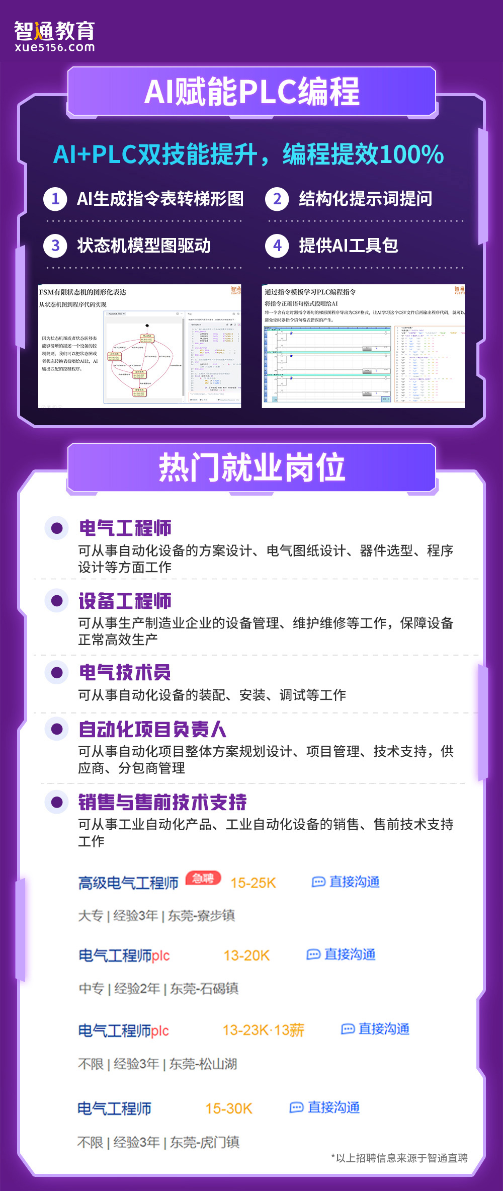 AI+PLC工程师实战班开课啦！火热报名中！