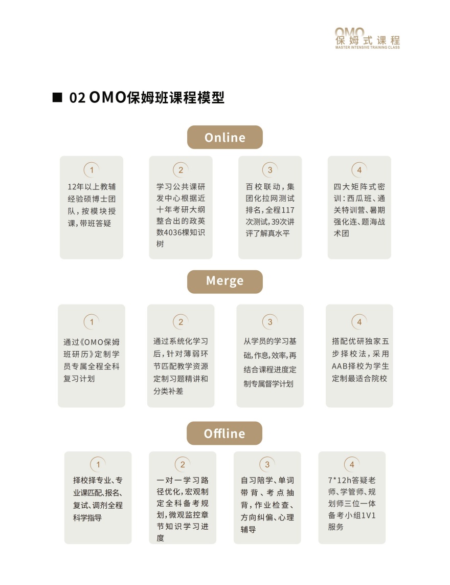 OMO保姆班开课啦！火热报名中！