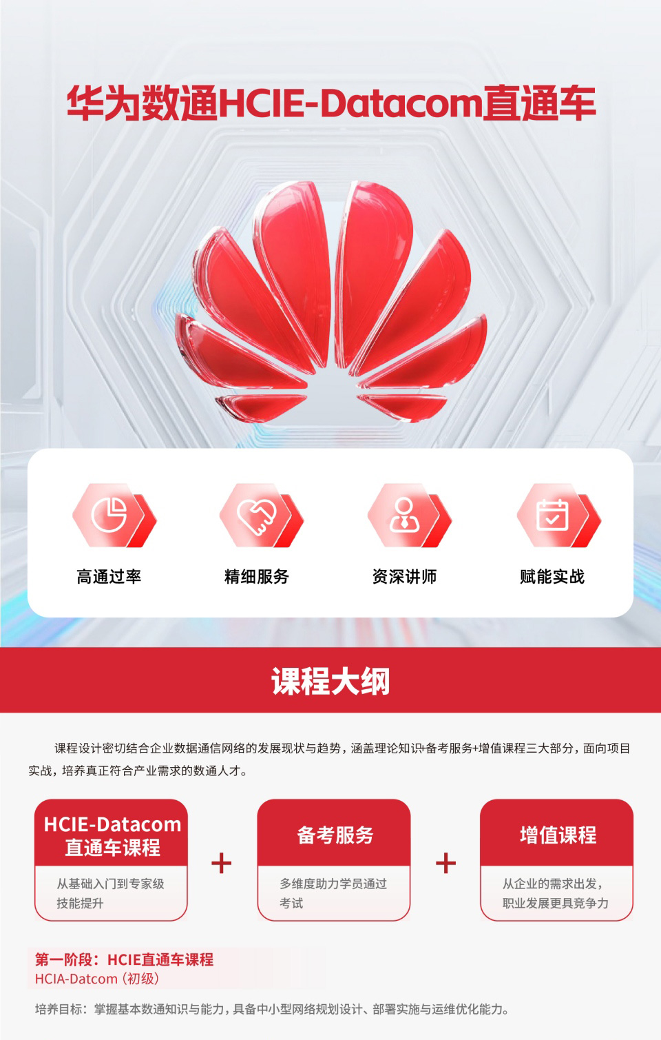 华为数通课程开课啦！火热报名中！