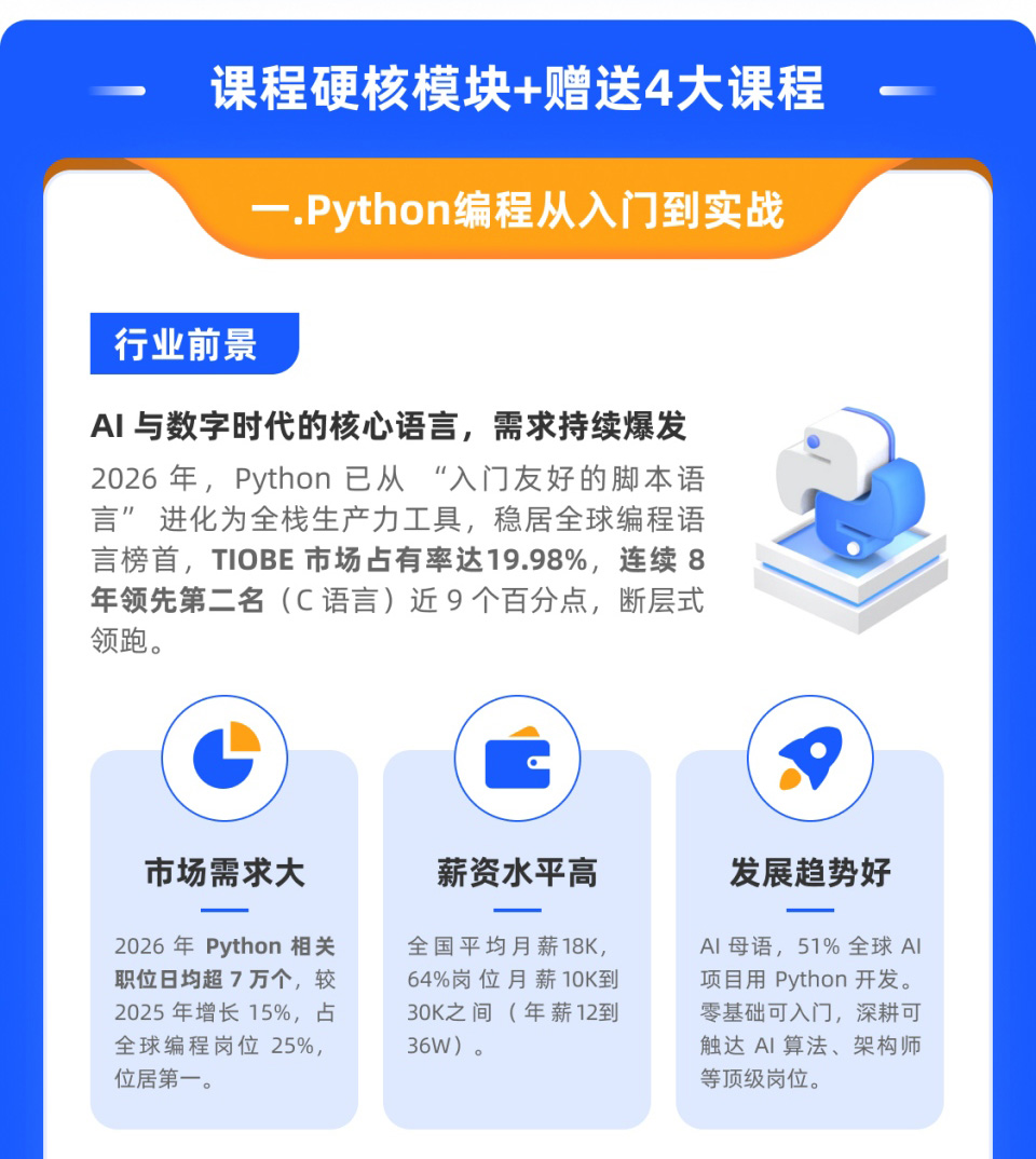 Python人工智能暑假班课程开课啦！火热报名中！
