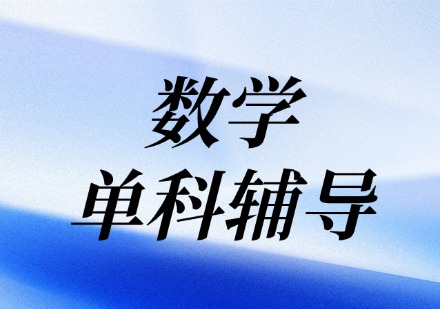 数学单科辅导课程