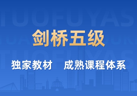 剑桥五级课程