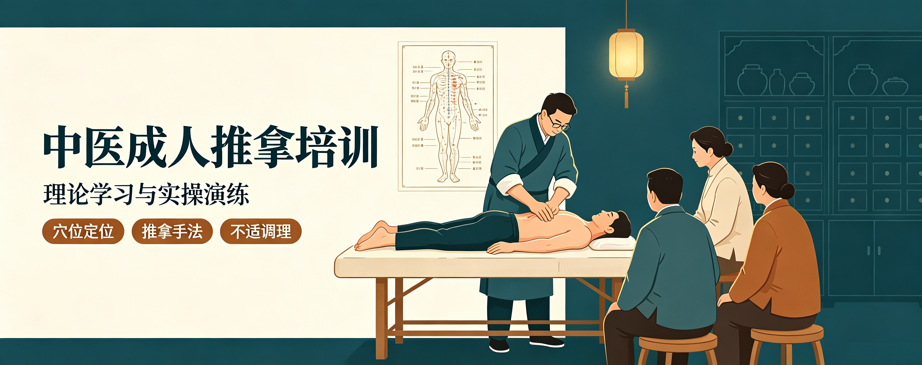 山东青岛成人推拿培训班，从穴位辨识到实操手法，系统学透绿色疗法