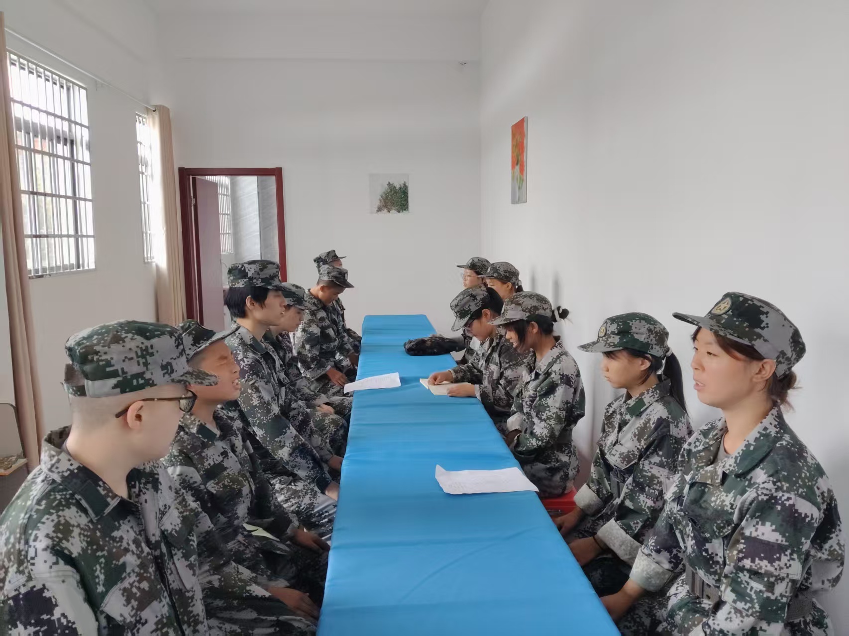 湖北金帆国际心理教育学生上课图